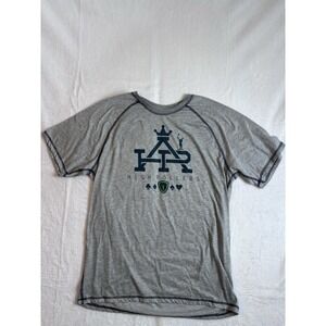 Adrenaline All Fight High Rollers Grey Short Sleeve Shirt Men's Large *